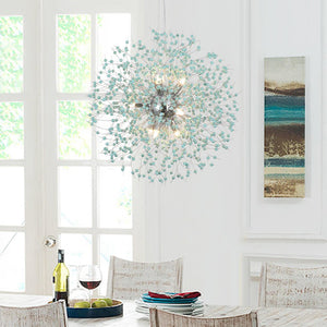 Modern Coastal Aqua Sea Firework 9 - Light Pendant Light - Yiilighting