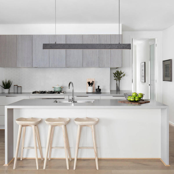 Modern Concrete LED Linear Pendant Light - Yiilighting