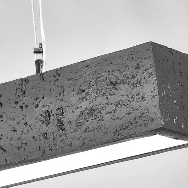 Modern Concrete LED Linear Pendant Light - Yiilighting