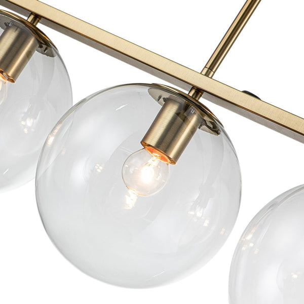 Modern Contemporary 5 Light Linear Pendant Lighting - Yiilighting