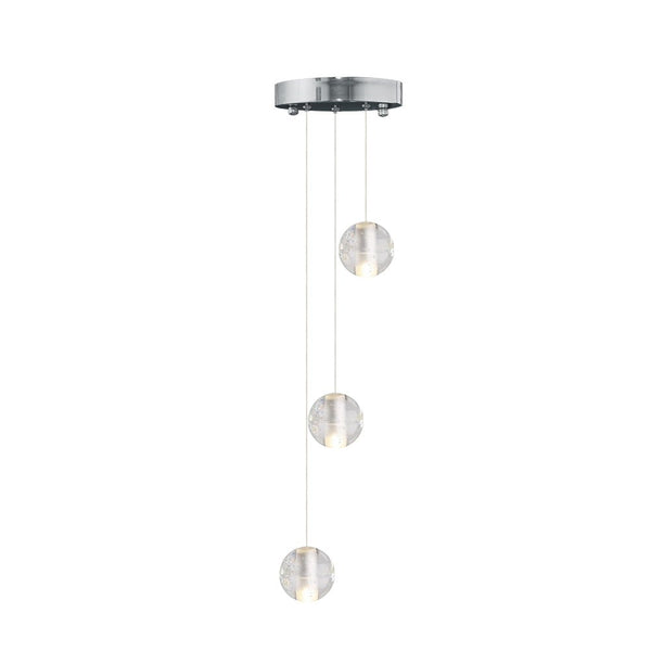 Modern Crystal Ball Staircase Pendant Light - Yiilighting