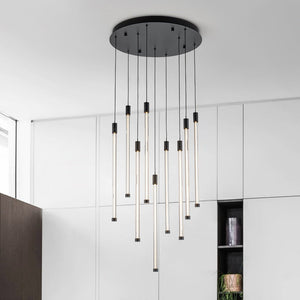 Modern Dimmable LED Multi - Light Cluster Chandelier - Yiilighting