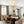 Modern Double Layer Concentric Linen Fabric Round Semi Flush Mount - Yiilighting