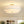 Modern Double Layer Concentric Linen Fabric Round Semi Flush Mount - Yiilighting