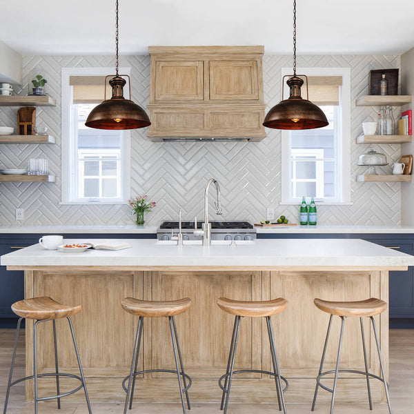 Modern Farmhouse Dome Pendant Lighting - Yiilighting