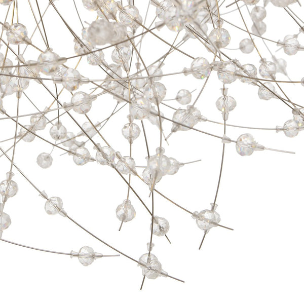 Modern Glam 15 - Light Starburst Dandelion Crystal Glass Linear Chandelier - Yiilighting