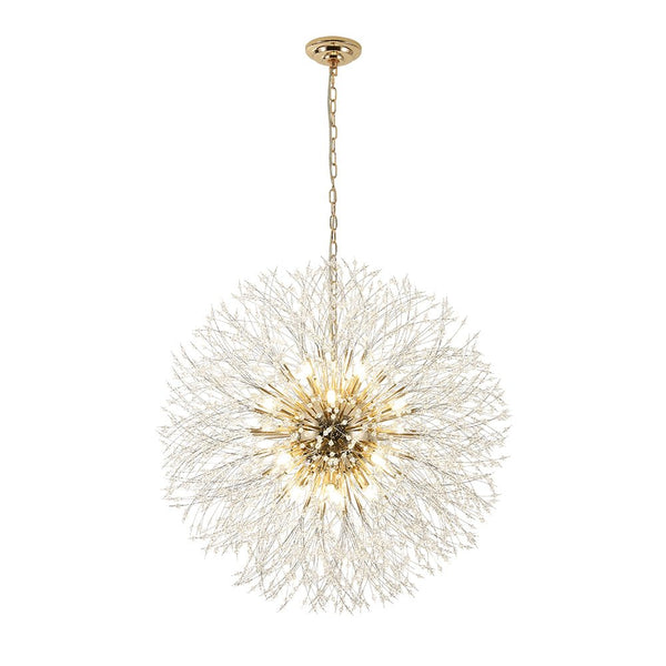 Modern Glam 16 - Light Starburst Dandelion Crystal Glass Chandelier - Yiilighting