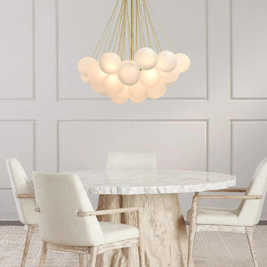 Modern Globe Bubble Cluster Glass Ball Chandelier - Yiilighting