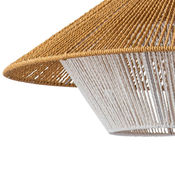 Modern Hand - Woven Hat Hemp Island Chandelier - Yiilighting