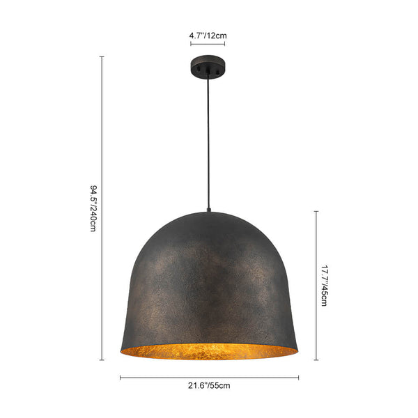 Modern Industrial 1 - Light Dome Pendant - Yiilighting