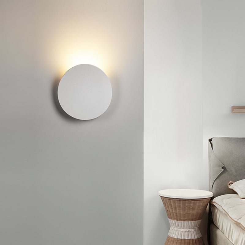 Led Runde Lampe Moderne LED-Wandleuchte in runder Solarform, kreisförmige Wandleuchte ...