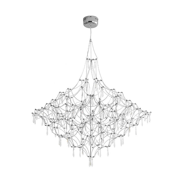 Modern Luxury Starry Geometric LED Crystal Chandelier - Yiilighting