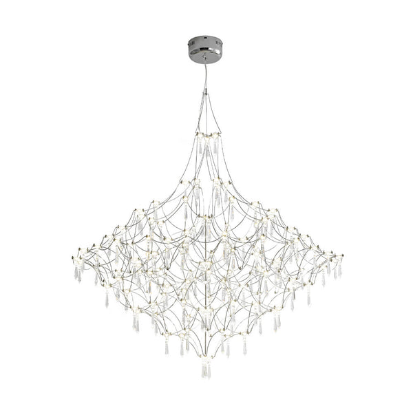 Modern Luxury Starry Geometric LED Crystal Chandelier - Yiilighting