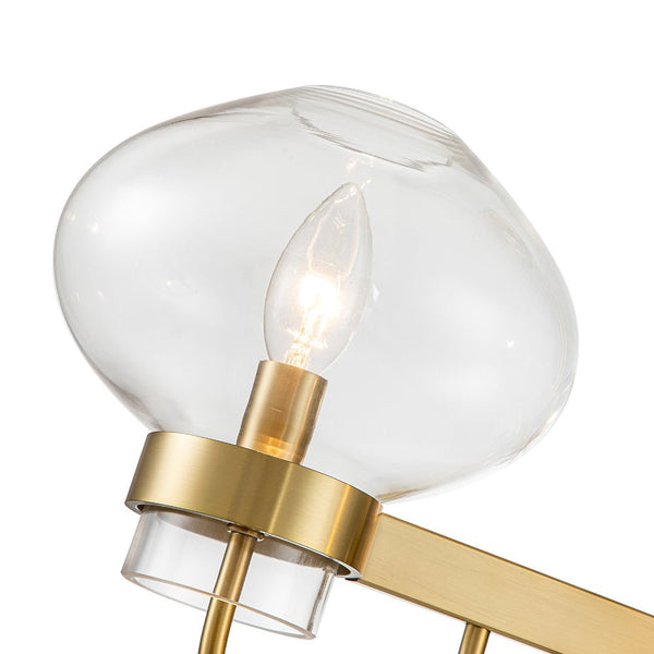 Modern Mid - century Sputnik Glass Bubble Semi Flush Mount - Yiilighting