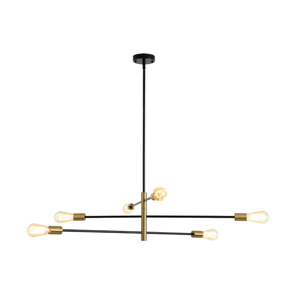 Modern Minimalism 6 - Light 3 - Tiered Sputnik Metal Chandelier - Yiilighting