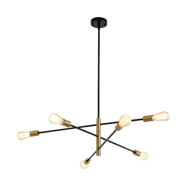 Modern Minimalism 6 - Light 3 - Tiered Sputnik Metal Chandelier - Yiilighting