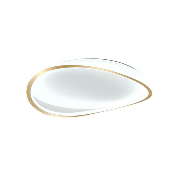 Modern Minimalism Irregular Round LED Metal Flush Mount Ceiling Light - Yiilighting