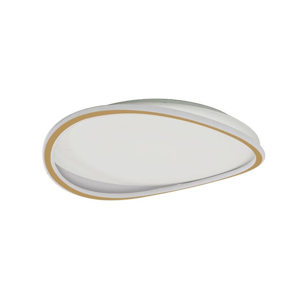 Modern Minimalism Irregular Round LED Metal Flush Mount Ceiling Light - Yiilighting