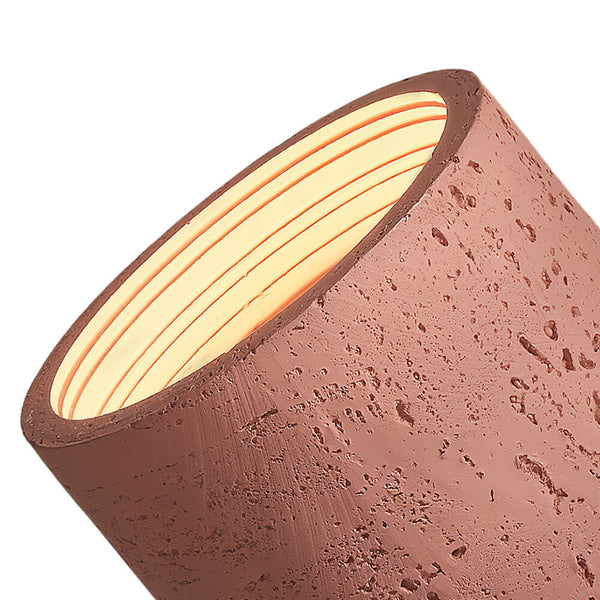 Modern Minimalist Cylindrical Stone LED Flush Mount Ceiling Light - Yiilighting