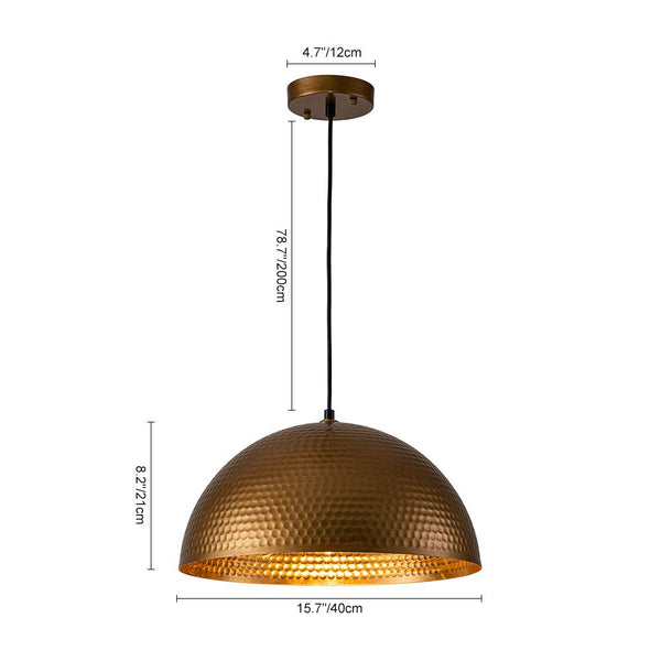 Modern One Light Dome Pendant Lighting - Yiilighting