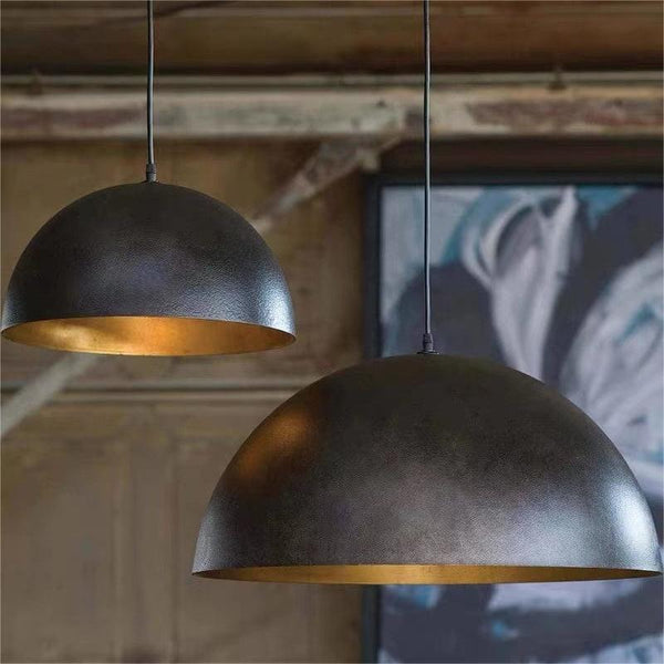 Modern One Light Oversized Dome Pendant Light - Yiilighting