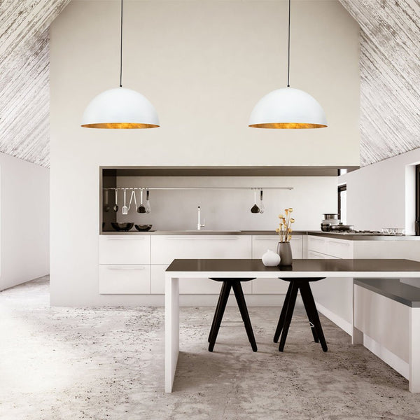 Modern One Light Oversized Dome Pendant Light - Yiilighting