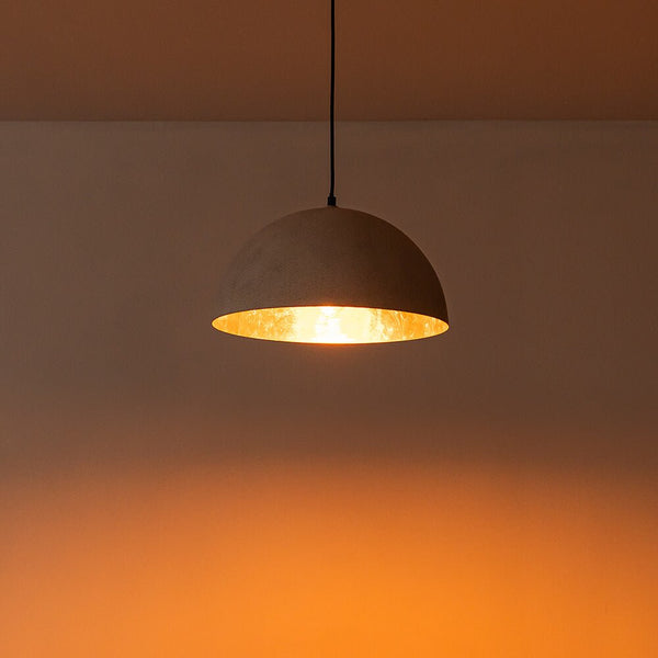 Modern One Light Oversized Dome Pendant Light - Yiilighting