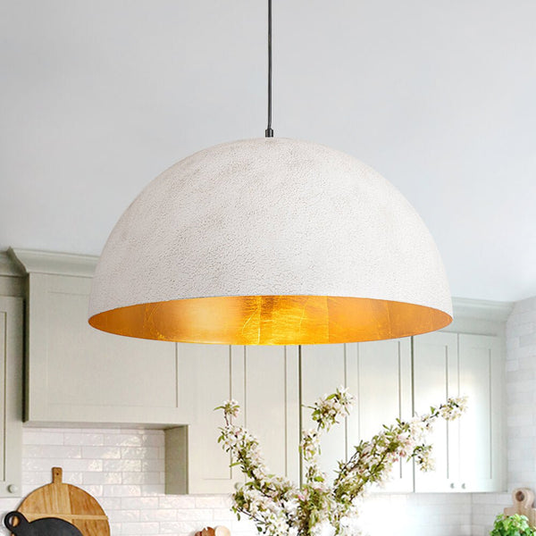 Modern One Light Oversized Dome Pendant Light - Yiilighting