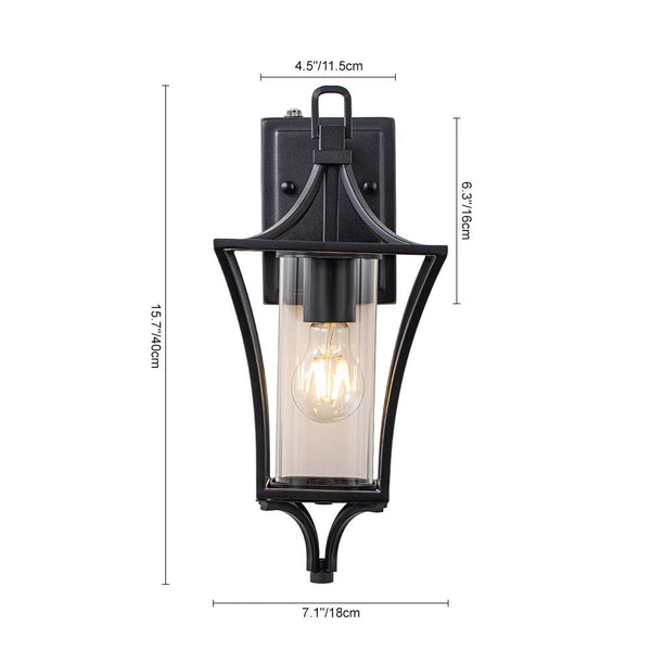 Modern Outdoor Lantern Wall Sconce - Yiilighting