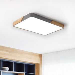 Modern Rectangle Dimmable LED Ceiling Light - Yiilighting