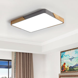 Modern Rectangle Dimmable LED Ceiling Light - Yiilighting