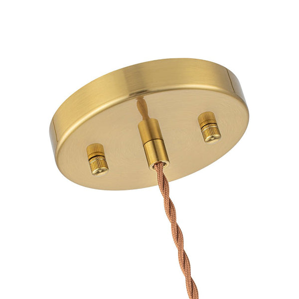 Modern Ribbed Glass Dome - Shaped Single Pendant Light - Yiilighting