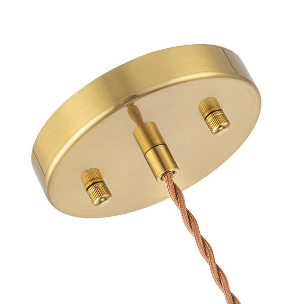 Modern Ribbed Glass Dome - Shaped Single Pendant Light - Yiilighting