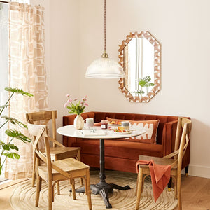 Modern Ribbed Glass Dome - Shaped Single Pendant Light - Yiilighting