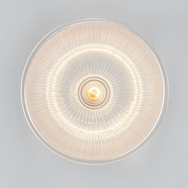 Modern Ribbed Glass Dome - Shaped Single Pendant Light - Yiilighting