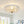Modern Romantic 3 - Light Daisy Crackled Glass Round Flush Mount Ceiling Light - Yiilighting