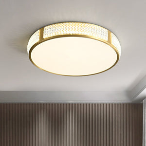 Modern Round Acrylic LED Flush Mount Ceiling Light - Yiilighting