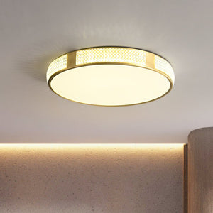 Modern Round Acrylic LED Flush Mount Ceiling Light - Yiilighting