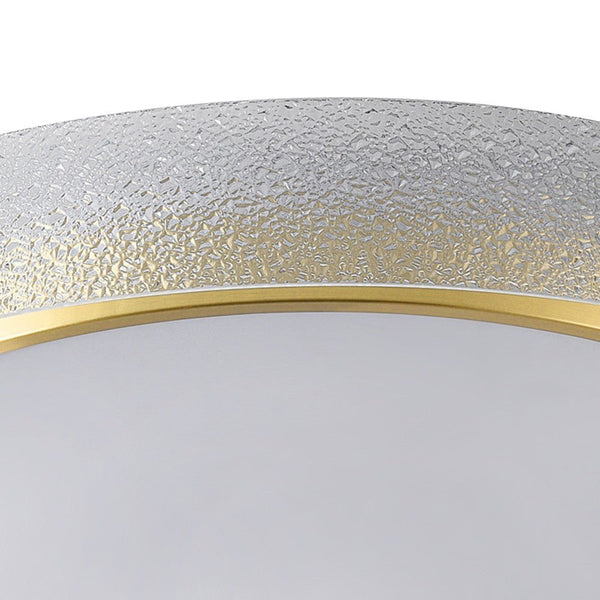 Modern Round Glass LED Flush Mount Ceiling Light - Yiilighting