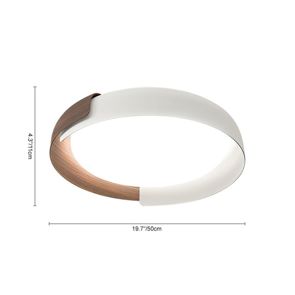 Modern Round LED Flush Mount Ceiling Light - Yiilighting