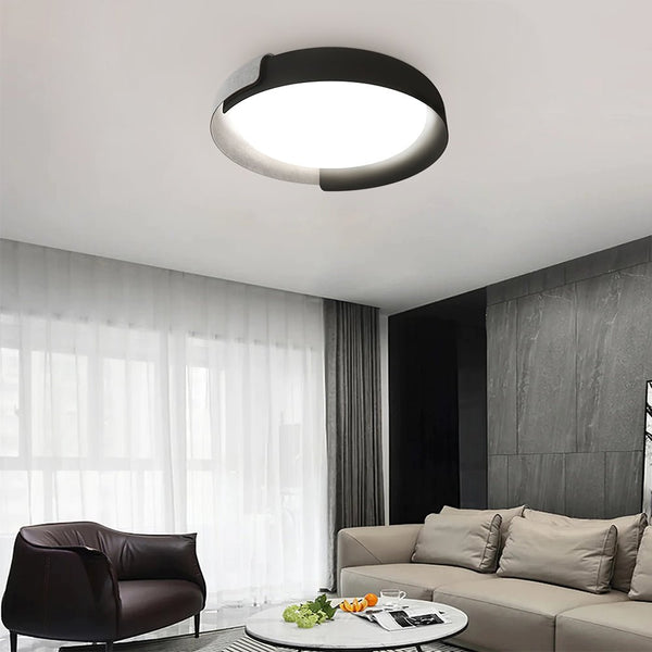 Modern Round LED Flush Mount Ceiling Light - Yiilighting