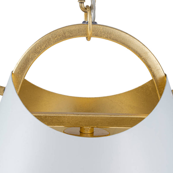 Modern Single - Light Brass Metal Conical Pendant - Yiilighting