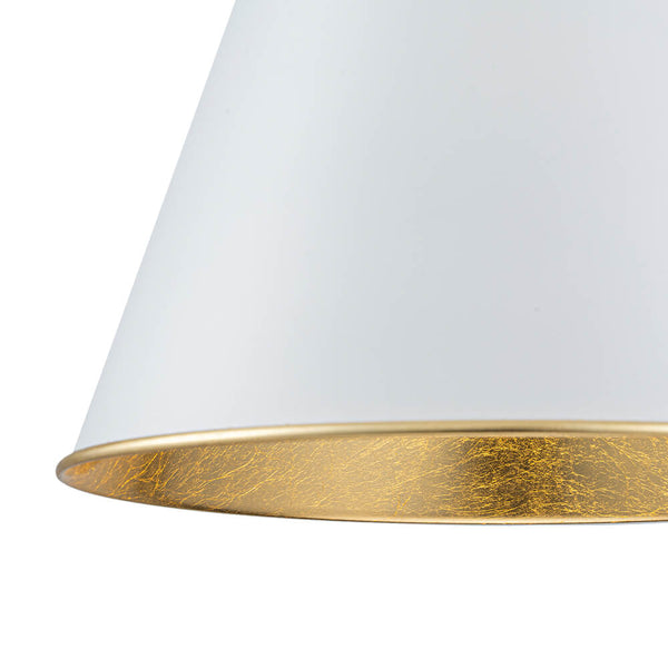 Modern Single - Light Brass Metal Conical Pendant - Yiilighting