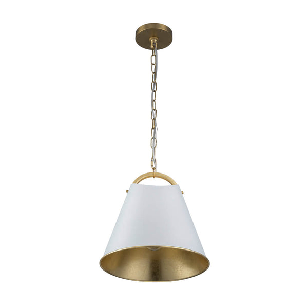 Modern Single - Light Brass Metal Conical Pendant - Yiilighting