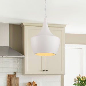 Modern Single Light Kitchen Island Wrought Iron Pendant - Yiilighting