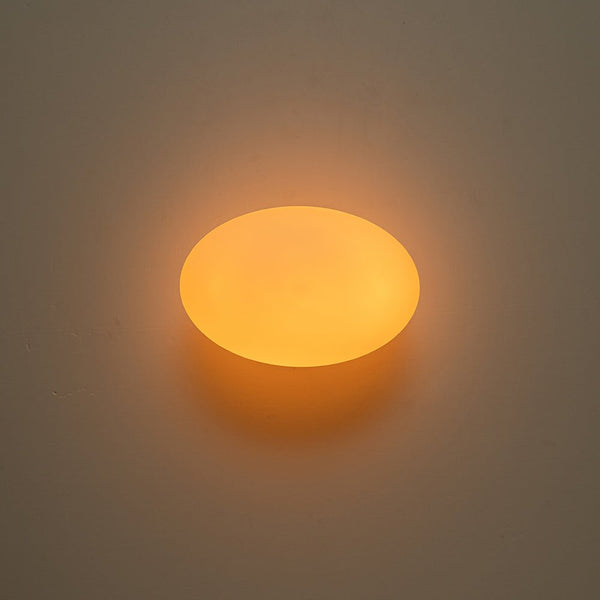 Modern Spherical Oval Opal Globe Wall Light - Yiilighting