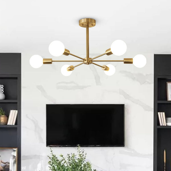 Modern Statement 6 - Light Sputnik Chandelier - Yiilighting