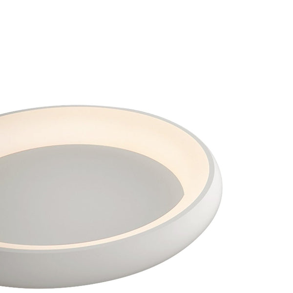 Modern White Round LED Flush Mount Ceiling Light - Yiilighting