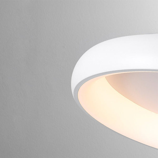 Modern White Round LED Flush Mount Ceiling Light - Yiilighting