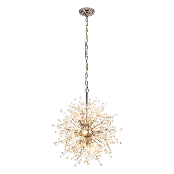 Natural Style 9 - Light Dandelion Firework Sputnik Crystal Glass Chandelier - Yiilighting